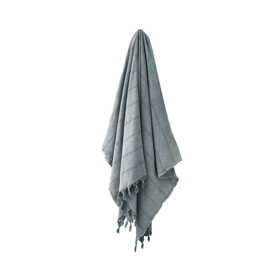 Blue Brook Turkish blanket hanging