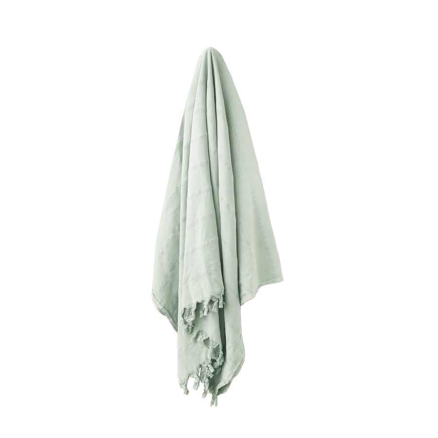 Green Brook Turkish blanket hanging