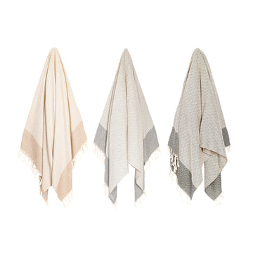 Organic Turkish Repose towel hanging cover