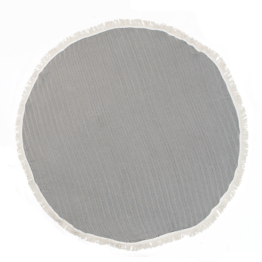 Organic Turkish Reve Black Roundie flat