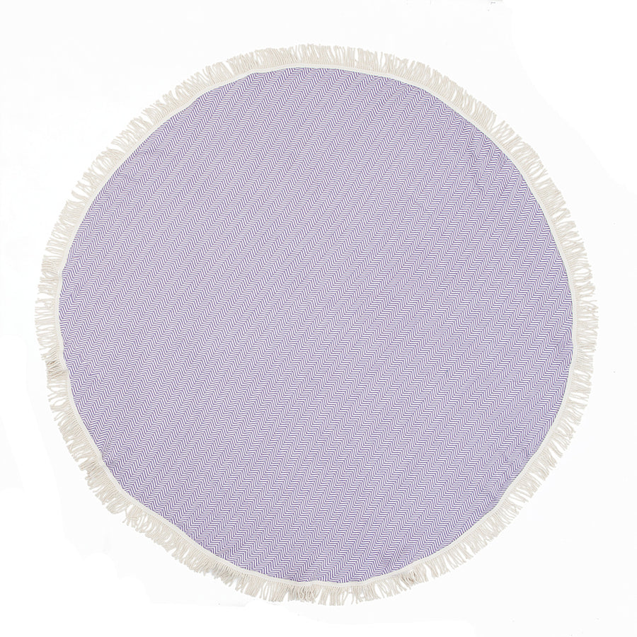 Organic Turkish Reve Royal Purple Roundie flat