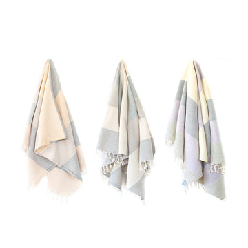 Organic Turkish Rio towel hanging cover