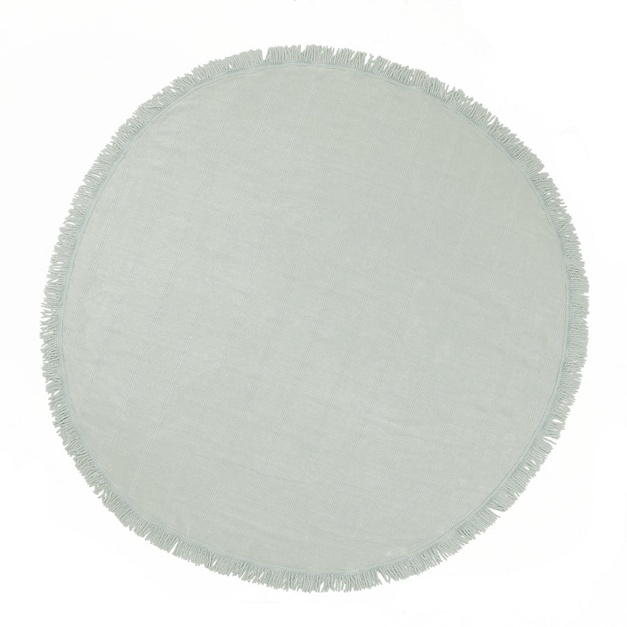 Organic Turkish Brook Light Green Roundie flat