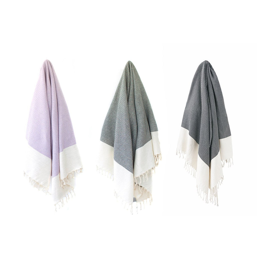 Organic Turkish Wavy towel hanging cover